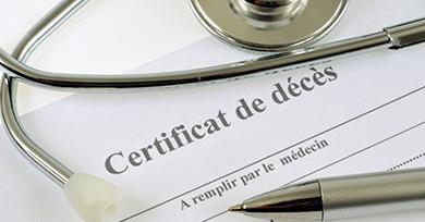 certificat de décès